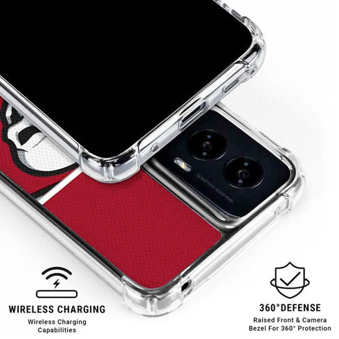 NFL Tampa Bay Buccaneers Zone Block Moto G Power 5G (2024) Clear Case