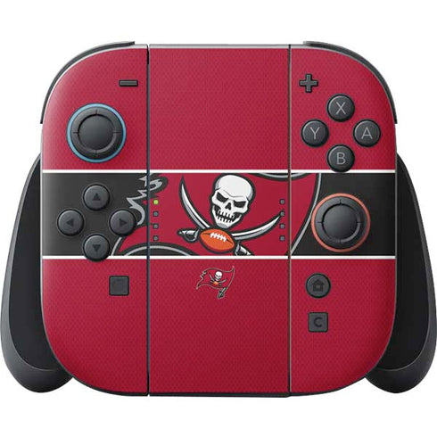 NFL Tampa Bay Buccaneers Zone Block Nintendo Switch 2 (2025) Joy-Con Controller Skin