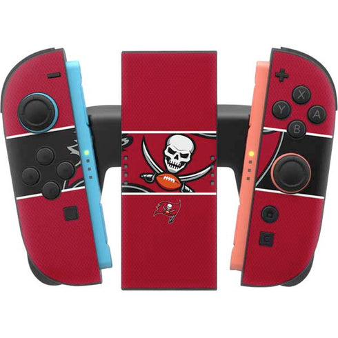 NFL Tampa Bay Buccaneers Zone Block Nintendo Switch 2 (2025) Joy-Con Controller Skin