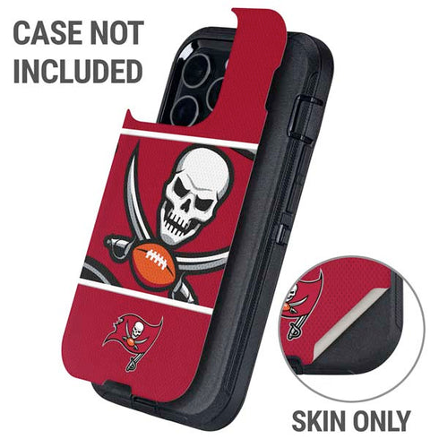 NFL Tampa Bay Buccaneers Zone Block Otterbox Defender iPhone Skin