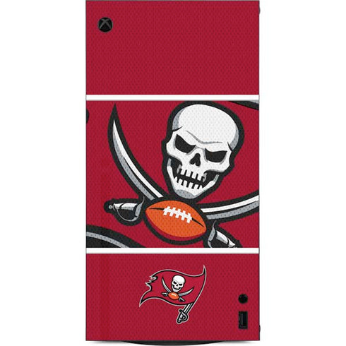 NFL Tampa Bay Buccaneers Zone Block XBox Series X Digital Edition Console Skin