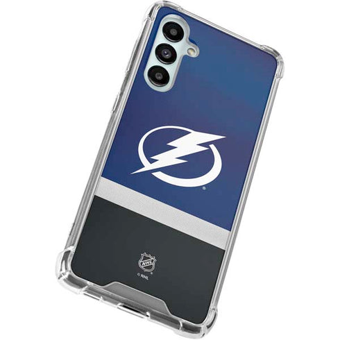 NHL Tampa Bay Lightning Alternate Jersey Galaxy A16 5G Clear Case