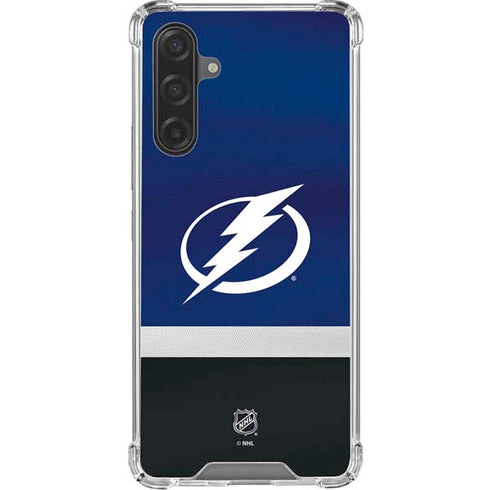 NHL Tampa Bay Lightning Alternate Jersey Galaxy A17 Clear Case
