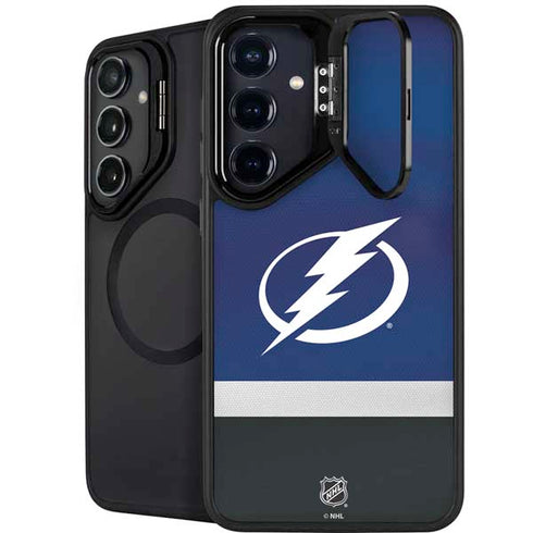 NHL Tampa Bay Lightning Alternate Jersey Galaxy S25 Kickstand Case