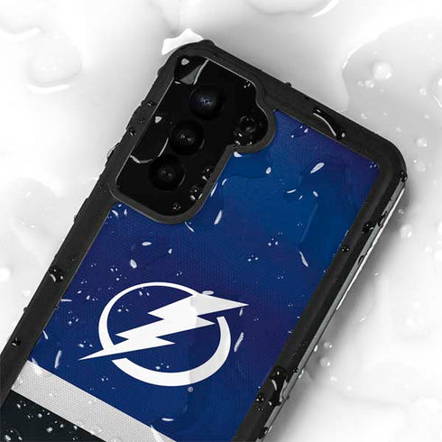 NHL Tampa Bay Lightning Alternate Jersey Galaxy S24 Plus Waterproof Case