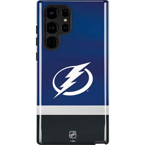 NHL Tampa Bay Lightning Alternate Jersey Galaxy S25 Ultra Impact Case