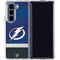 NHL Tampa Bay Lightning Alternate Jersey Galaxy Z Fold5 5G Clear Case
