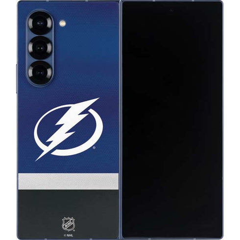 NHL Tampa Bay Lightning Alternate Jersey Galaxy Z Fold6 Skin