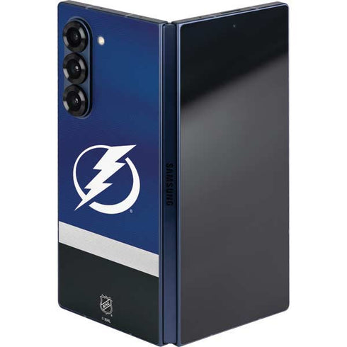 NHL Tampa Bay Lightning Alternate Jersey Galaxy Z Fold6 Skin