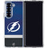 NHL Tampa Bay Lightning Alternate Jersey Galaxy Z Fold7 Clear Case