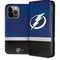 NHL Tampa Bay Lightning Alternate Jersey iPhone 13 Pro Max Folio Case
