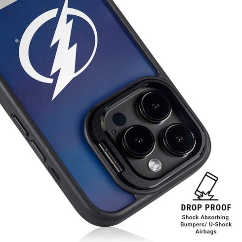 NHL Tampa Bay Lightning Alternate Jersey iPhone 13 Pro Max Kickstand Case