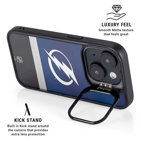 NHL Tampa Bay Lightning Alternate Jersey iPhone 15 Kickstand Case