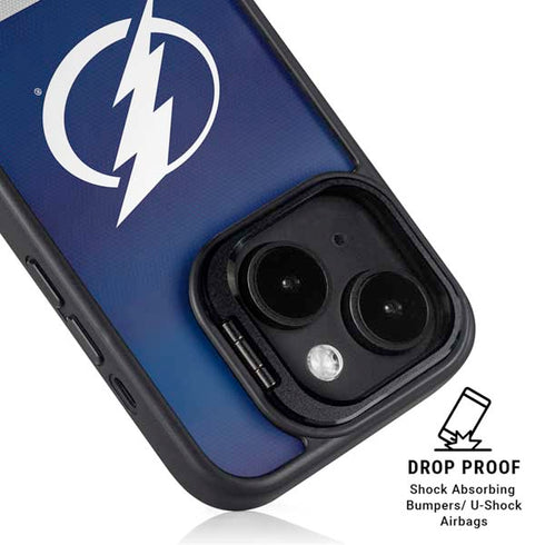 NHL Tampa Bay Lightning Alternate Jersey iPhone 15 Kickstand Case