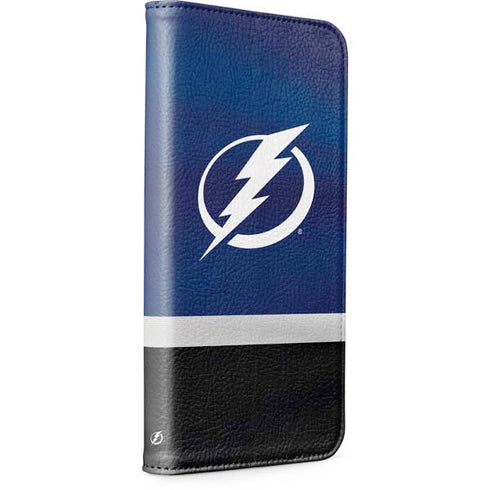 NHL Tampa Bay Lightning Alternate Jersey iPhone 15 Pro Folio Case
