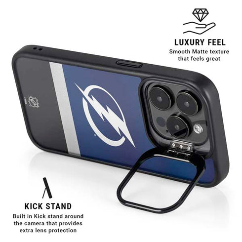 NHL Tampa Bay Lightning Alternate Jersey iPhone 15 Pro Max Kickstand Case