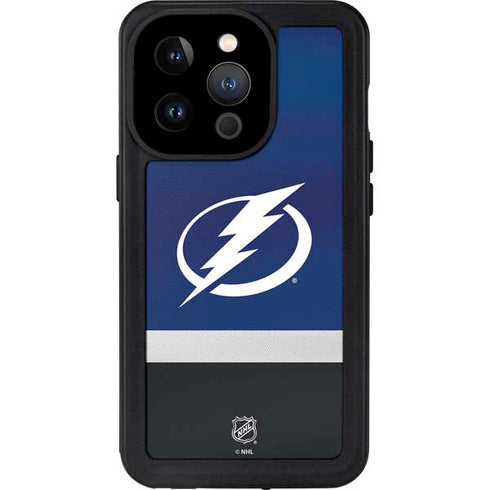 NHL Tampa Bay Lightning Alternate Jersey iPhone 15 Pro Waterproof Case