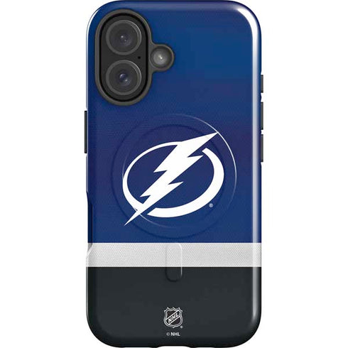 NHL Tampa Bay Lightning Alternate Jersey iPhone 16 Magsafe Impact Case