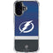 NHL Tampa Bay Lightning Alternate Jersey iPhone 16 Plus Clear Case