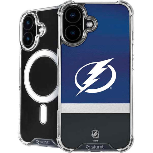 NHL Tampa Bay Lightning Alternate Jersey iPhone 16 Plus MagSafe Case