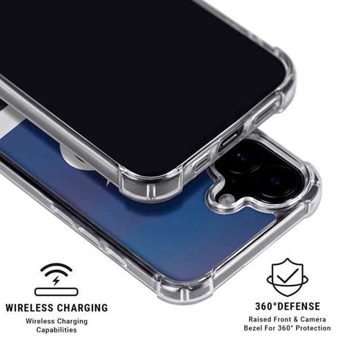 NHL Tampa Bay Lightning Alternate Jersey iPhone 16 Plus MagSafe Case
