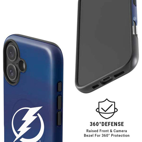 NHL Tampa Bay Lightning Alternate Jersey iPhone 16 Plus Magsafe Impact Case