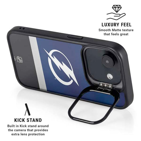 NHL Tampa Bay Lightning Alternate Jersey iPhone 16e Kickstand Case