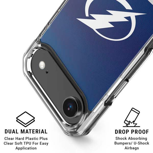 NHL Tampa Bay Lightning Alternate Jersey iPhone 17 Air Clear Case
