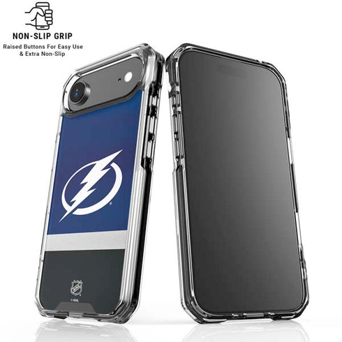 NHL Tampa Bay Lightning Alternate Jersey iPhone 17 Air Clear Case