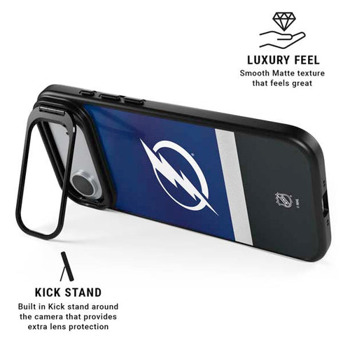 NHL Tampa Bay Lightning Alternate Jersey iPhone 17 Air Kickstand Case