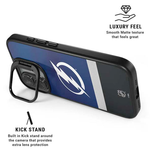 NHL Tampa Bay Lightning Alternate Jersey iPhone 17 Kickstand Case