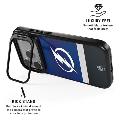 NHL Tampa Bay Lightning Alternate Jersey iPhone 17 Pro Max Kickstand Case