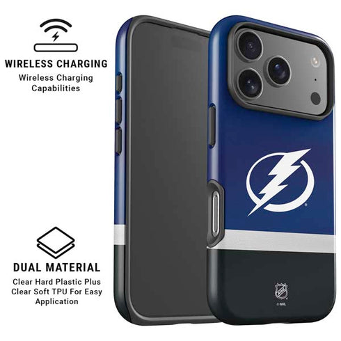 NHL Tampa Bay Lightning Alternate Jersey iPhone 17 Pro Max Magsafe Impact Case