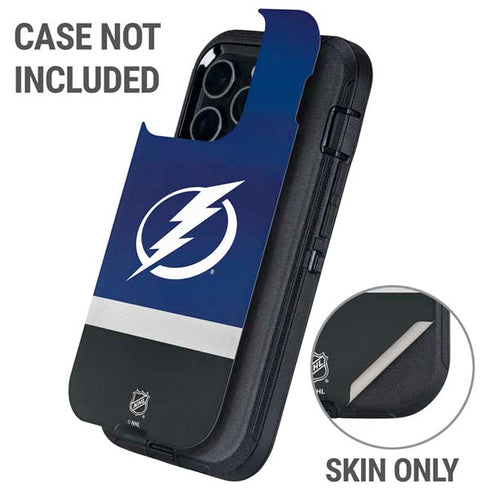 NHL Tampa Bay Lightning Alternate Jersey Otterbox Defender iPhone Skin