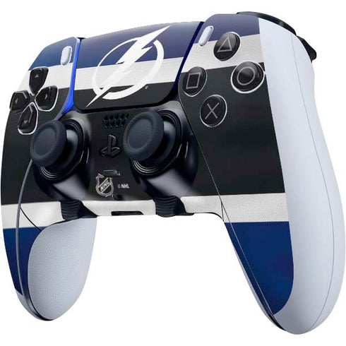 NHL Tampa Bay Lightning Alternate Jersey PS5 DualSense Edge Pro Controller Skin
