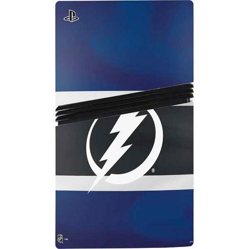 NHL Tampa Bay Lightning Alternate Jersey PS5 Pro Console Skin