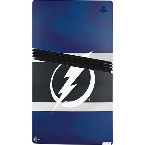 NHL Tampa Bay Lightning Alternate Jersey PS5 Pro Console Skin