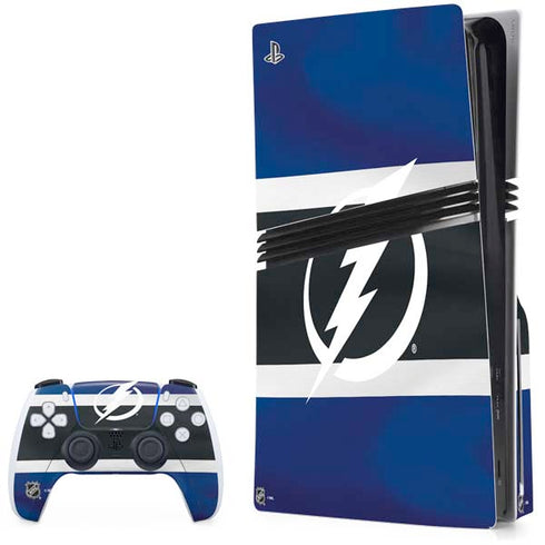 NHL Tampa Bay Lightning Alternate Jersey PS5 Pro Disk Bundle Skin