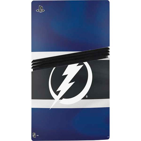 NHL Tampa Bay Lightning Alternate Jersey PS5 Pro Disk Console Skin