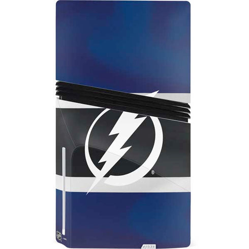 NHL Tampa Bay Lightning Alternate Jersey PS5 Pro Disk Console Skin