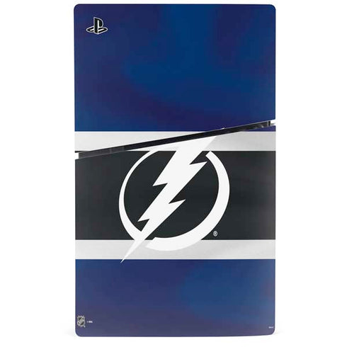 NHL Tampa Bay Lightning Alternate Jersey PS5 Slim Digital Edition Console Skin