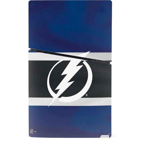NHL Tampa Bay Lightning Alternate Jersey PS5 Slim Digital Edition Console Skin