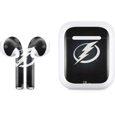 NHL Tampa Bay Lightning Black Background Apple AirPods Skin