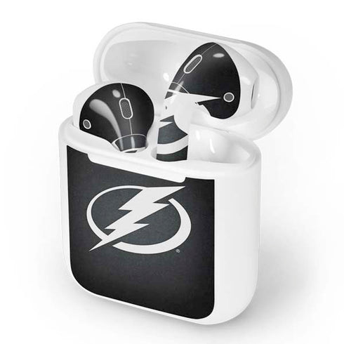 NHL Tampa Bay Lightning Black Background Apple AirPods Skin
