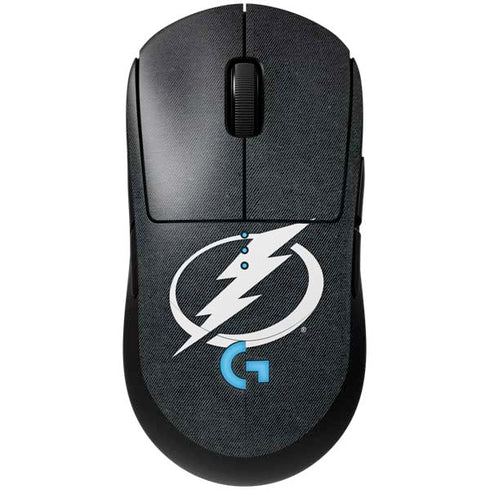 NHL Tampa Bay Lightning Black Background G Pro Wireless Gaming Mouse Skin