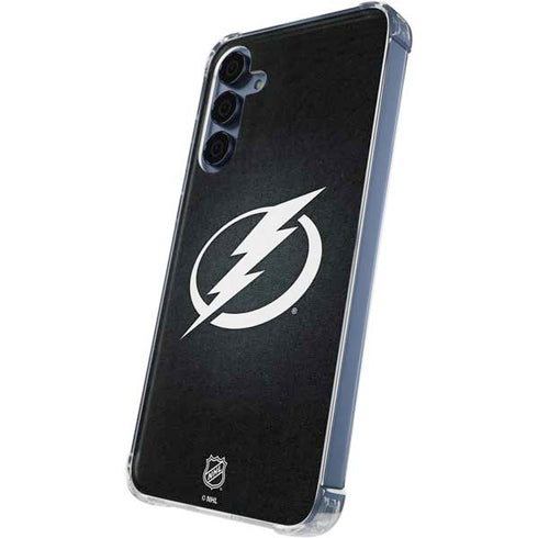 NHL Tampa Bay Lightning Black Background Galaxy A35 5G Clear Case