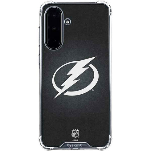 NHL Tampa Bay Lightning Black Background Galaxy A36 5G Clear Case