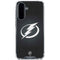 NHL Tampa Bay Lightning Black Background Galaxy A36 5G Clear Case