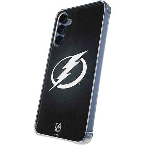 NHL Tampa Bay Lightning Black Background Galaxy A55 5G Clear Case