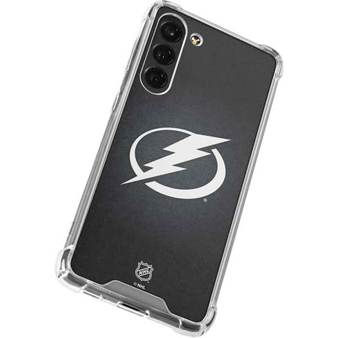 NHL Tampa Bay Lightning Black Background Galaxy S24 FE Clear Case
